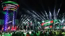 Pelibatan supporting talents ini sebagai bagian dari komitmen Indosiar dalam mendukung kreativitas dan ekonomi kreatif. Tampak dalam foto, suasana hari pertama malam puncak pertama Konser Raya 31 Tahun Indosiar Luar Biasa di Studio 6 Emtek City, Daan Mogot, Jakarta Barat, pada Sabtu (10/1/2026) malam. (Kapanlagi.com/Budy Santoso)