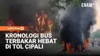 Sebuah bus pariwisata terbakar hebat di ruas Tol Cipali KM 95 wilayah Subang, Jawa Barat, Minggu sore. Bus yang tengah melaju dari arah Cirebon menuju Jakarta itu diduga mengalami korsleting listrik pada bagian mesin belakang.