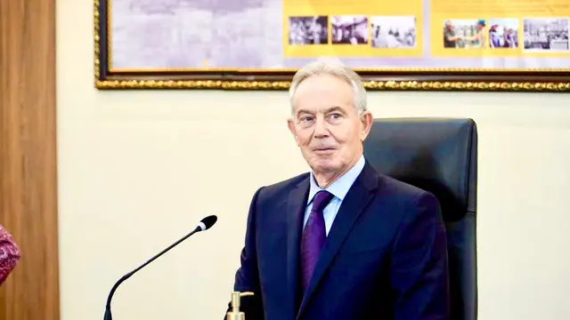 Tony Blair, eks PM Inggris yang kini jadi dewan pengawas Danantara