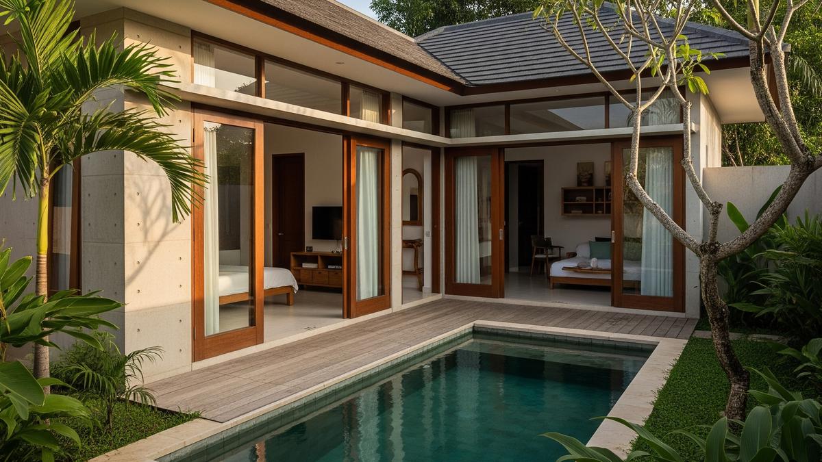 7 Model Rumah Sederhana tapi Mewah dengan Kolam Kecil, Bikin Suasana Adem dan Estetik