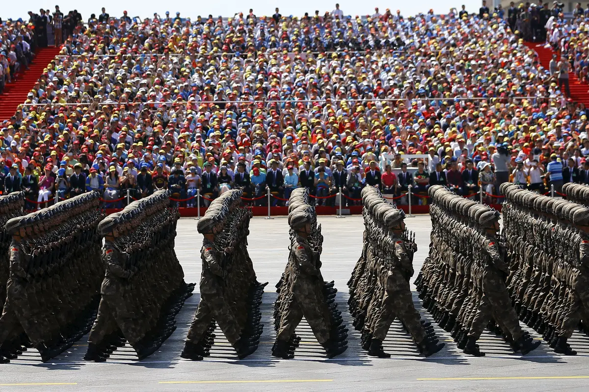 20150903-Kemeriahan Parade Militer China Warnai Peringatan 70 Tahun Berakhirnya PD II