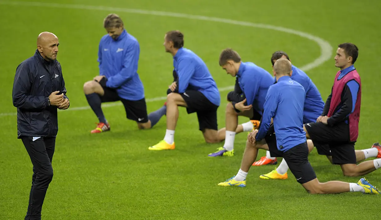 Sebelumnya Luciano Spaletti juga sempat melatih klub asal Rusia, Zenit St Petersburg selama empat setengah musim. (AFP/Miguel Riopa)