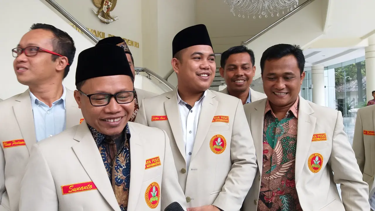 Pengurus PP Muhammadiyah yang baru usai bertemu Wapres Jusuf Kalla