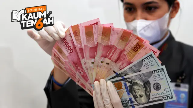 Ilustrasi uang rupiah dan USD di tengah tekanan biaya hidup yang membuat sebagian pekerja kesulitan menyisihkan gaji untuk tabungan dan kebutuhan darurat. Fenomena gaji cuma lewat menggambarkan tekanan finansial yang dihadapi kelas menengah.