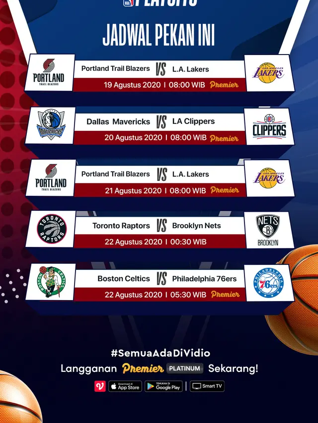Jadwal Playoff NBA