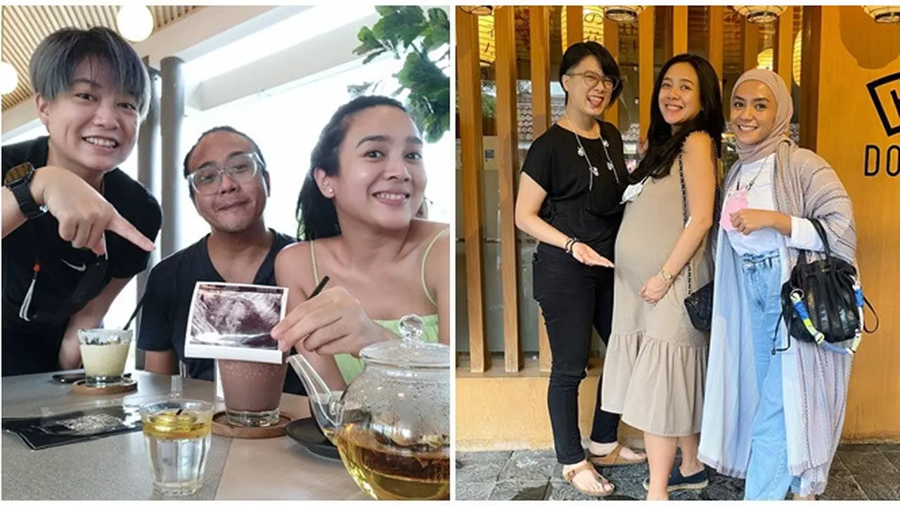 Sambut Kelahiran Anak Sahabatnya, Ini 6 Potret Leony Bareng Dea Ananda Selama Hamil