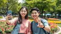 350 Caption Bareng Pacar Lucu untuk Momen Romantis