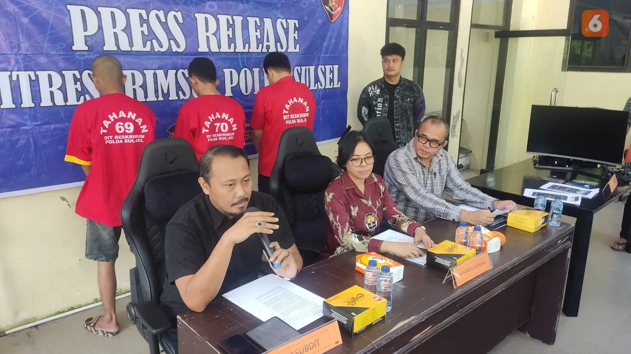 Kasubdit 5 Tipidsiber Ditkrimsus Polda Sulsel, Kompol Bayu Wicaksono (Liputan6.com/Fauzan)
