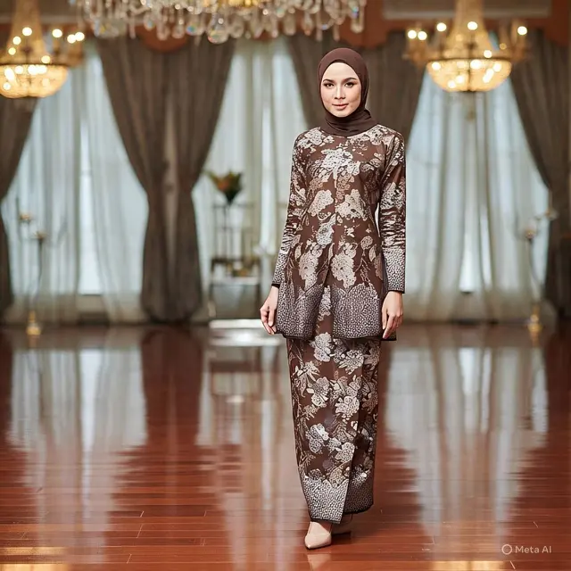 Model Baju Kurung Modern untuk Pesta