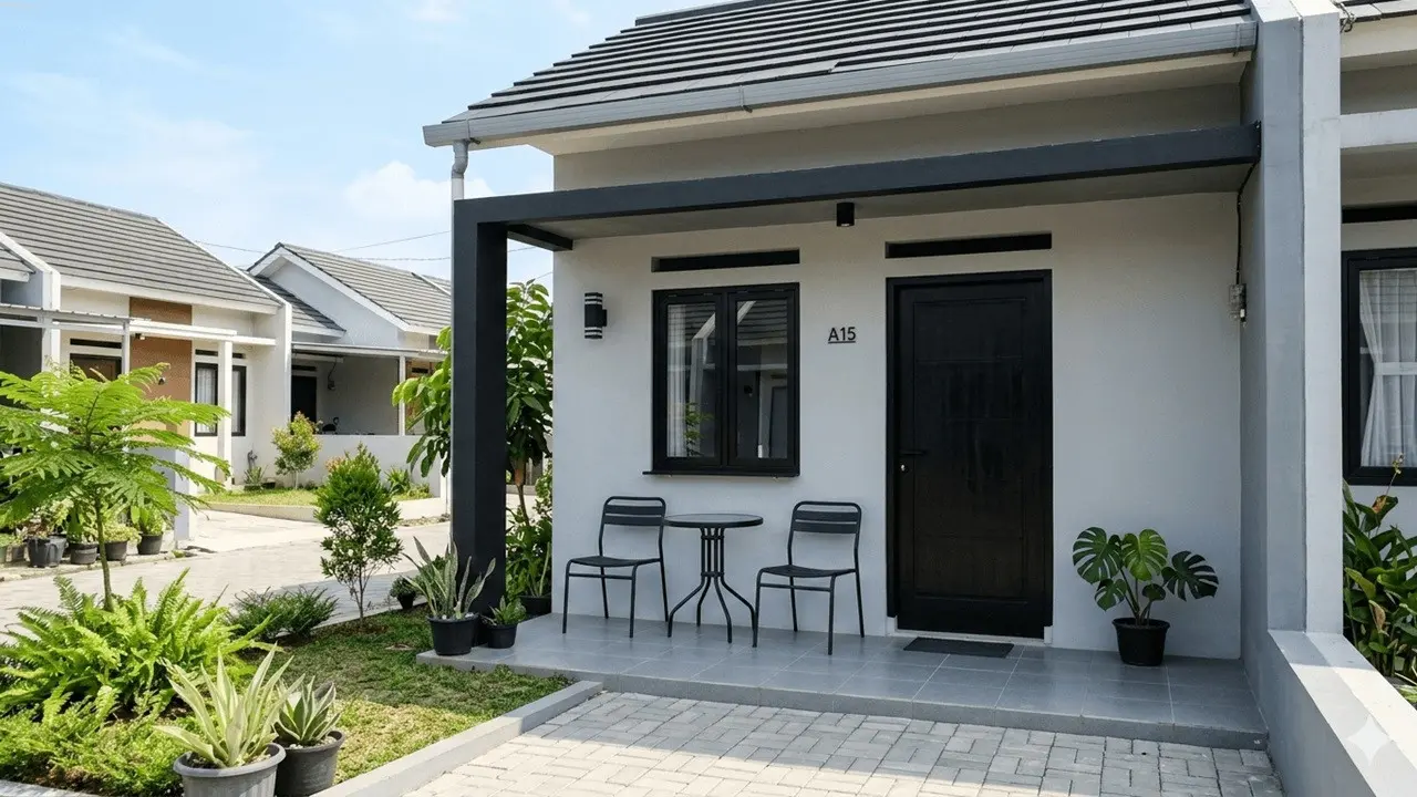 Desain Teras Rumah Subsidi