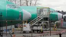 Dua Boeing 737 MAX 8 terparkir di fasilitas produksi Boeing di Renton, Washington, 11 Maret 2019. Negara-negara besar Eropa mengikuti jejak negara lain menangguhkan pesawat Boeing 737 MAX 8 setelah kecelakaan maut Ethiopian Airlines. (REUTERS/David Ryder)