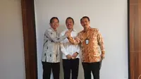 Pergantian direksi  PT Dirgantara Indonesia (Persero)  di lantai 6, Gedung Kementerian BUMN pukul 15.00 WIB, Kamis (31/8/2017).