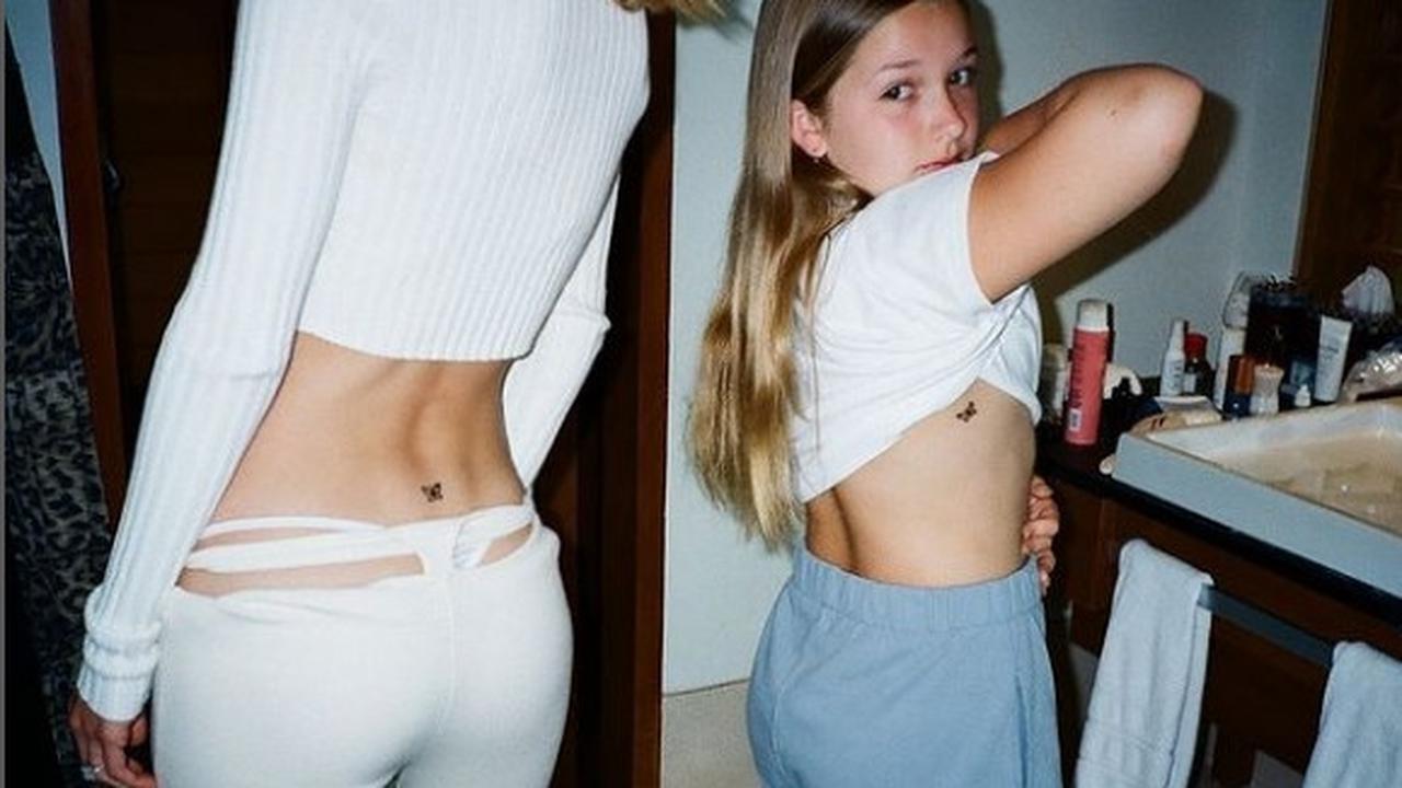 Putri Bungsu David Beckham Punya Tato di Usia 12 Tahun, Warganet Heboh soal Keasliaannya