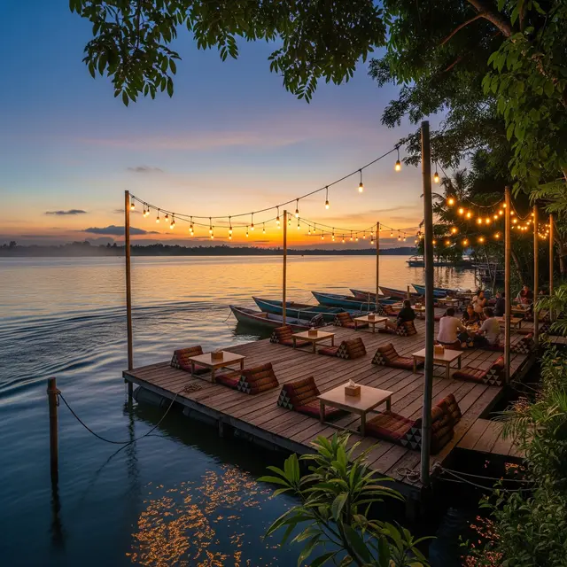 Model Warung Lesehan yang Cocok untuk Daerah Wisata