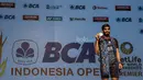 Dengan kemenangan ini, Kidambi Srikanth, menahbiskan diri menjadi tunggal putra pertama India yang menjuarai Indonesia Open. (Bola.com/Vitalis Yogi Trisna)