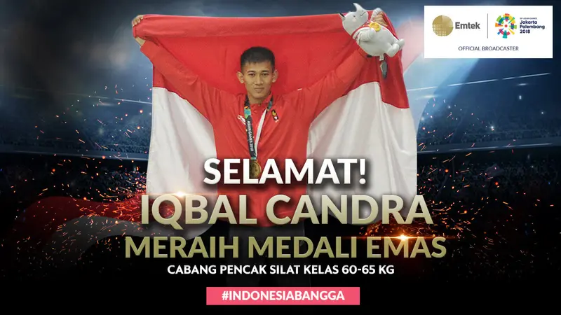 Selamat Meraih Medali Emas Iqbal Candra