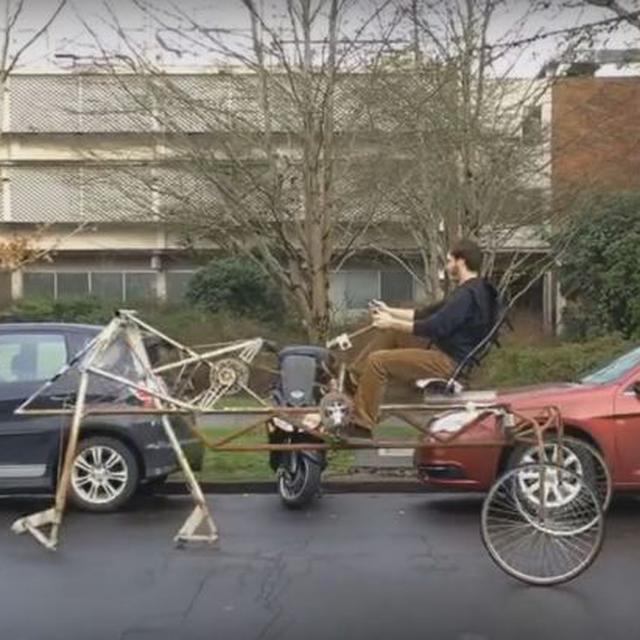 Kendaraan Kayuh Berjalan Dengan Kaki Pengganti Roda Otomotif