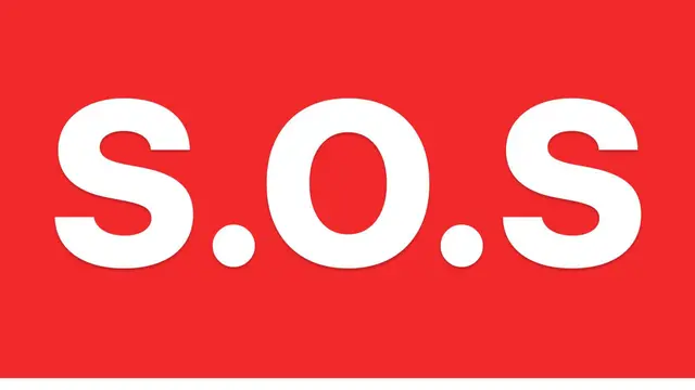 Tanda S.O.S digunakan untuk menghindari pelecehan seksual saat menonton konser musik.