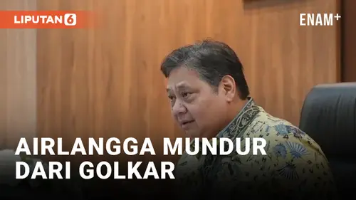 VIDEO: Airlangga Hartarto Mundur dari Kursi Ketua Umum Golkar