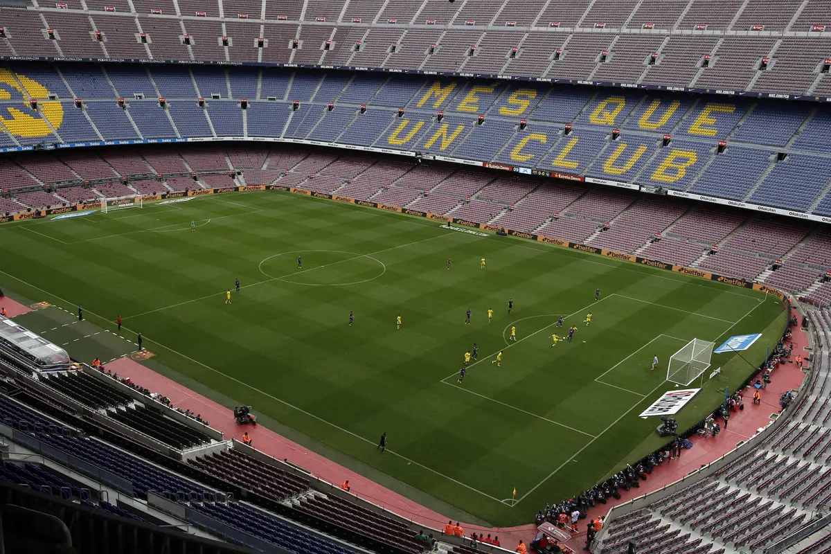 FOTO: Bermain Tanpa Penonton, Barcelona Tekuk Las Palmas