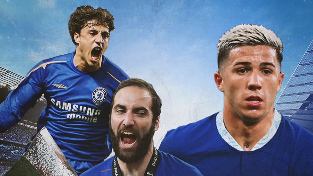 Chelsea - Hernan Crespo, Gonzalo Higuain, Enzo Fernandez