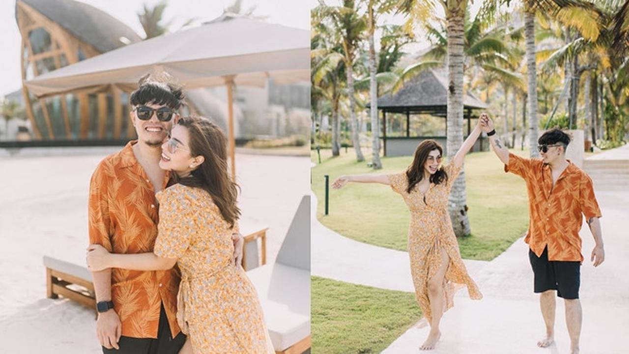 6 Momen Manis Nisya Ahmad dan Suami saat Liburan di Bali, Habiskan Waktu Berdua