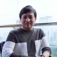 Sebagai seorang komposer Yovie Widianto keget saat mendengar anak sulungnya, Muhammad Arsy Widianto punya suara bagus. (Galih W. Satria/Bintang.com)