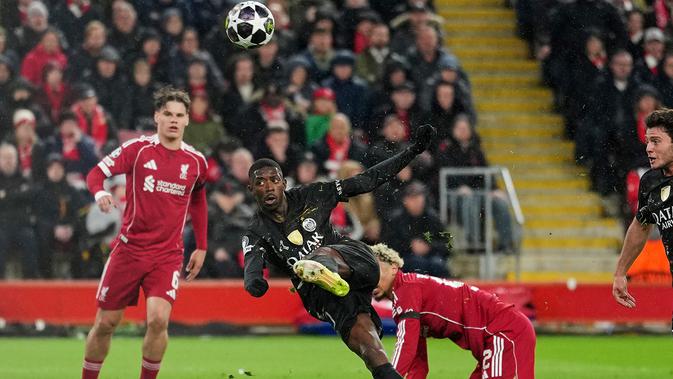 Liverpool vs PSG: Dua Gol Dembele Bungkam Anfield