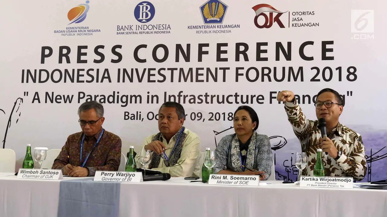 Menteri BUMN Jelaskan Target Pertumbuhan Ekonomi di Indonesia Investment Forum 2018