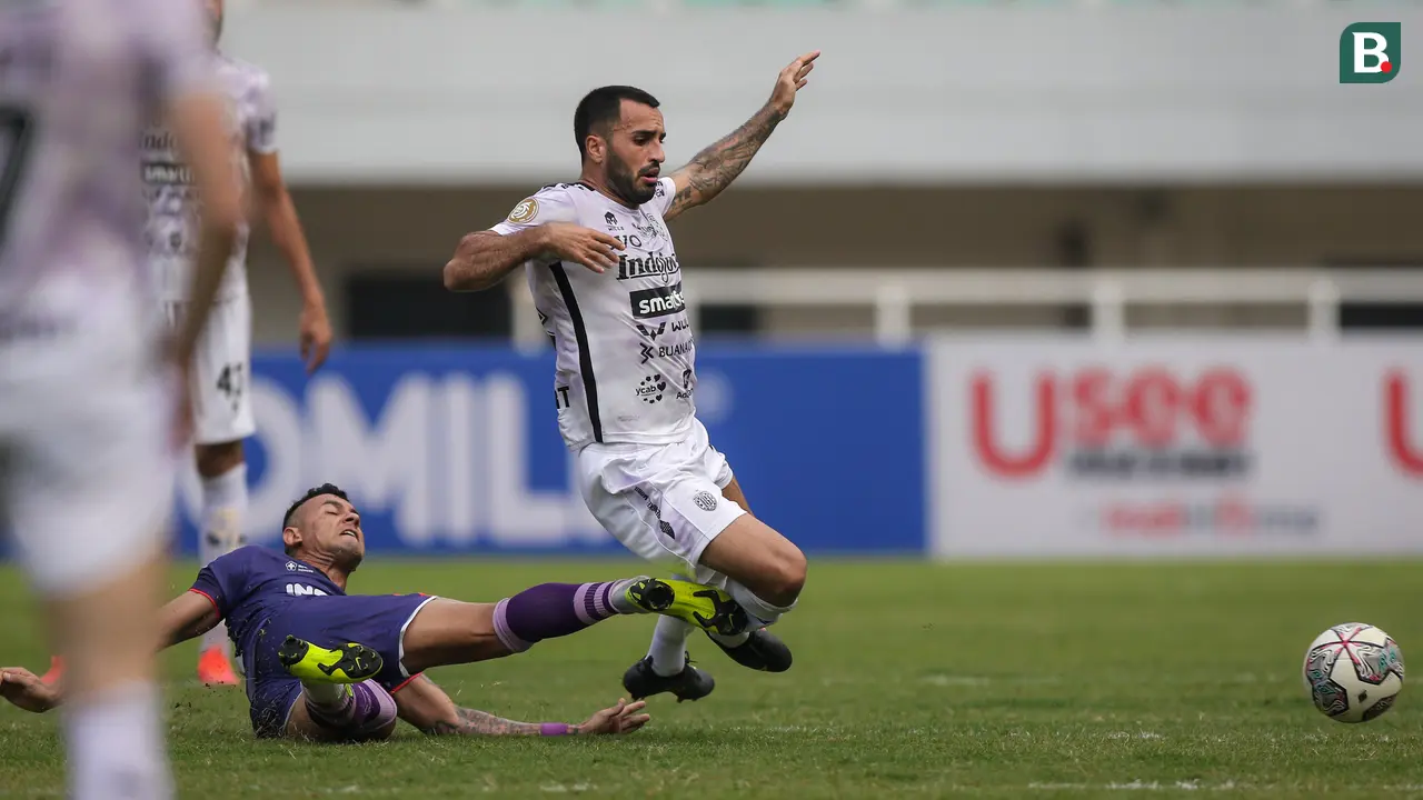 Foto: Dua Gol Ilija Spasojevic Tentukan Kemenangan Bali United 2-1 atas Persita Tangerang dalam BRI Liga 1