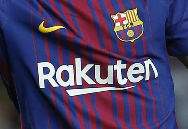 Barcelona dengan Nike. (AFP/Josep Lago)