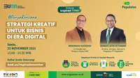 Pegadaian bersama dengan Kaskus mengadakan Webinar Inspirasi Emas #PunyaRencana Strategi Kreatif Untuk Bisnis Di Era Digital.