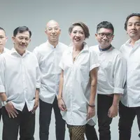 PRISINDO Pengurus 2019 - 2024 (Ki-Ka Indra Sinaga, Indra Prasta, Irwan Indrakesuma, Marcell Siahaan, Sari Koeswoyo, Chandra Christanto, Makki Parikesit