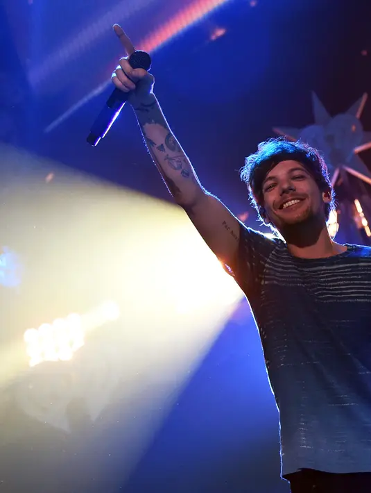 Louis Tomlinson merasa kesal dan tak terima dengan perlakuan Brianna yang selalu membatasi waktunya bertemu si buah hati. (AFP/Bintang.com)