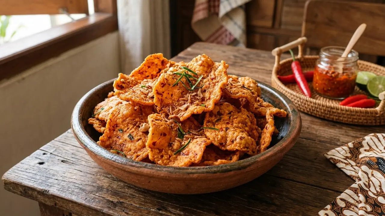 Resep Kerupuk Pedas (AI Generated)
