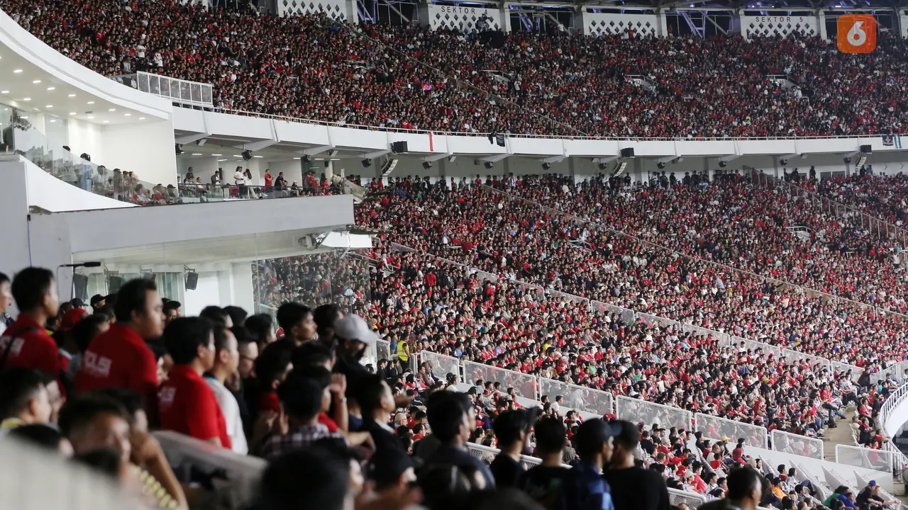 Foto: Atmosfer Nonton Langsung Timnas Argentina di SUGBK, Momen Langka Sensasinya Beda
