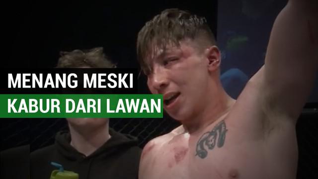 Yu-Joe Lewis Lai secara mengejutkan menang dari lawannya setelah beberapa kali kabur dari serangan musuhnya.