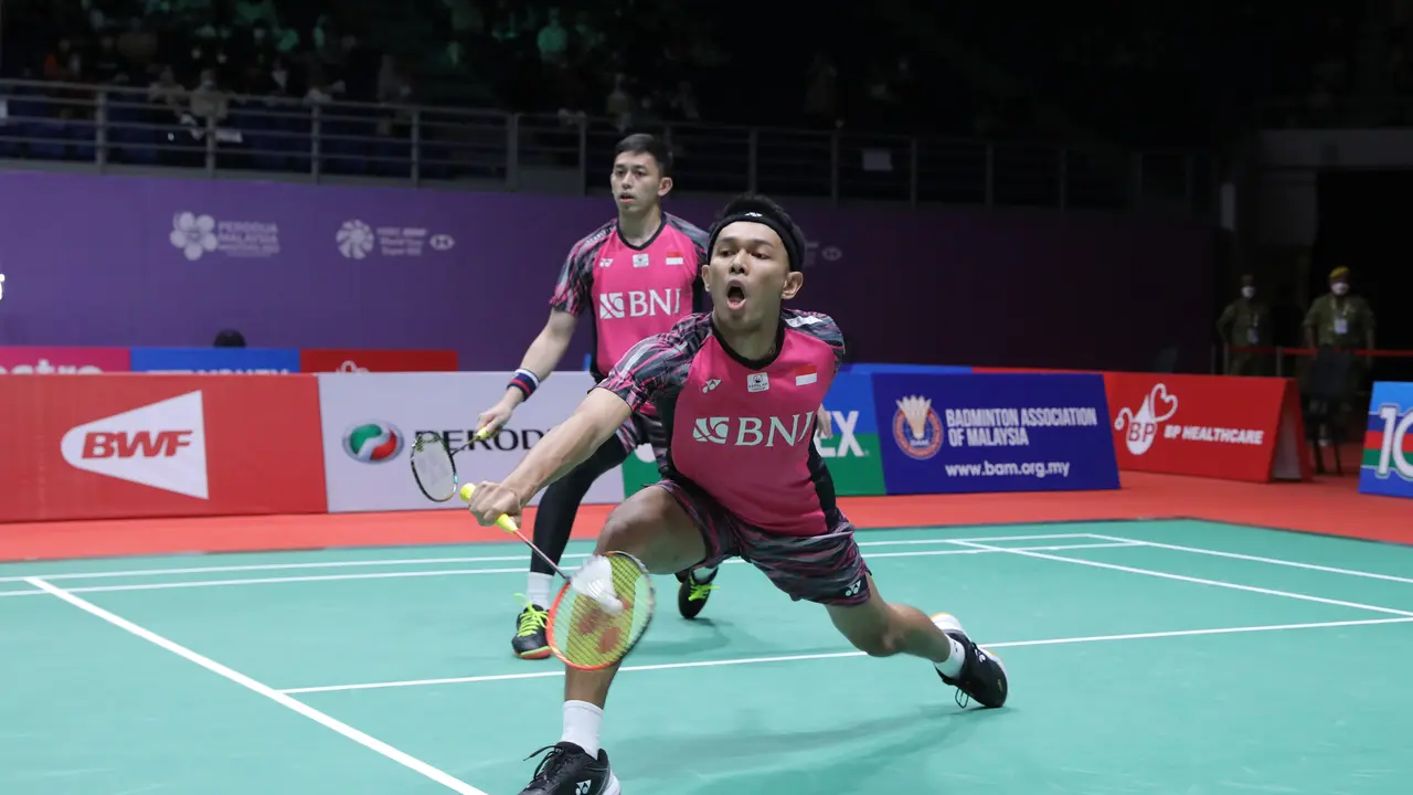 Fajar Alfian/Muhammad Rian Ardianto  - Malaysia Masters 2022 - 9 Juli