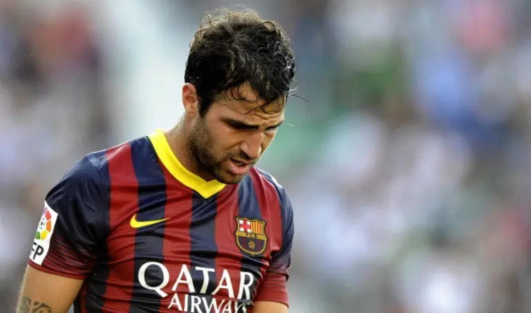 Cesc Fabregas tidak bisa menolak pinangan Barcelona pada 2011. (AFP/Jose Jordan)