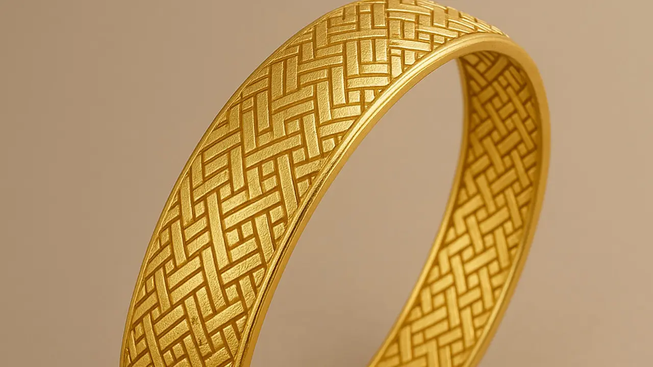 Trend Gelang Emas Bangle 5–10 Gram yang Lagi Hits (Image by ChatGPT)