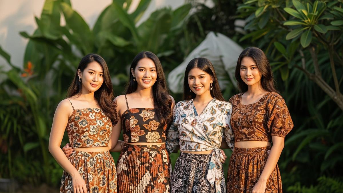 14 Model Batik Wanita Maxi Skirt 2025, Kombinasi Kece untuk Tampil Menawan dan Curi Perhatian