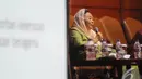 Sinta Nuriyah Wahid mendorong agar Presiden RI memberikan sanksi kepada pemerintah daerah yang membiarkan diskriminasi terjadi didaerahnya, Jakarta, Senin (22/12/2014). (Liputan6.com/Herman Zakharia)
