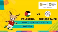 Live Streaming Sepak Bola Asian Games 2018: Palestina Vs Taiwan