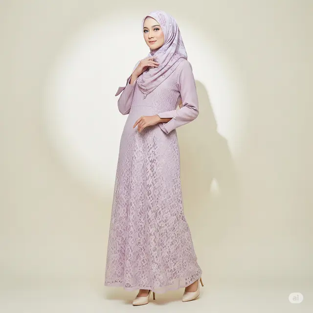 7 Model Baju Brokat Dress Panjang yang Elegan dan Menawan untuk Berbagai Acara