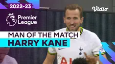 Berita video aksi dari man of the match pekan ke-22 Liga Inggris (Premier League) 2022/2023, Tottenham Hotspur melawan Man City, Harry Kane, Minggu (5/2/2023) malam hari WIB.