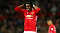 Paul Pogba mengenai mistar tujuh kali bersama Manchester United (MU) musim ini. (Sky Sports)