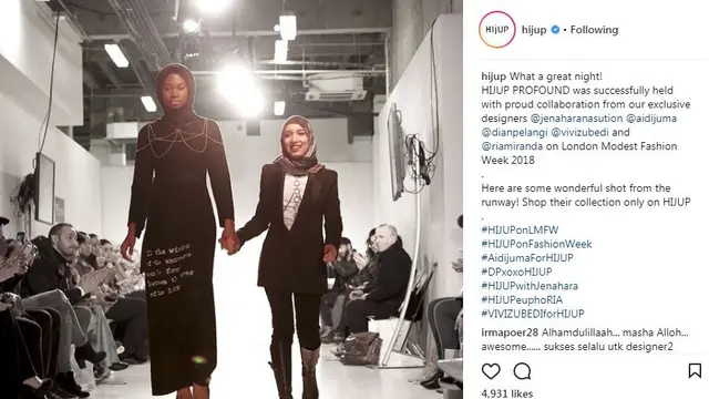 Desainer Fashion Indonesia di London