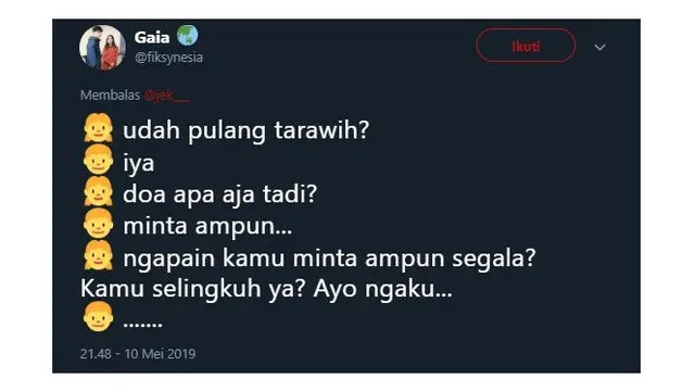 6 Drama Pasangan Kekasih Usai Pulang Tarawih Ini Bikin Tepuk Jidat