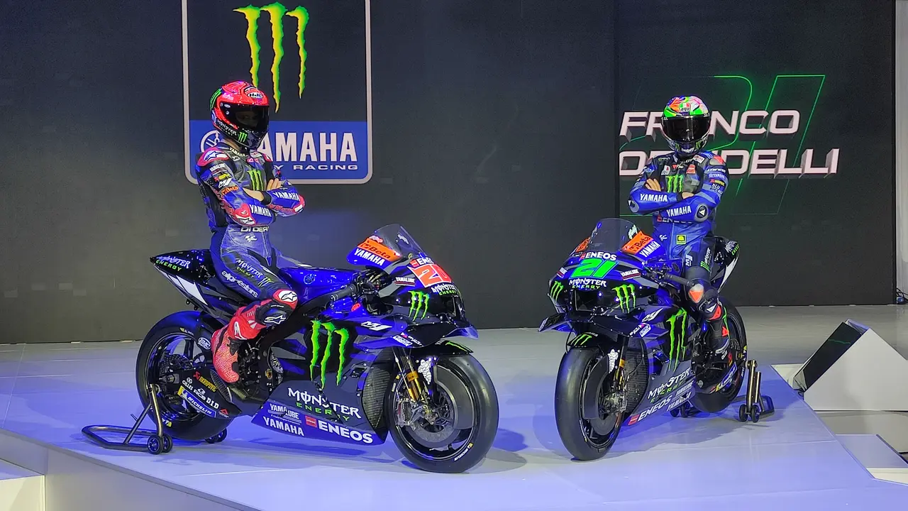 Monster Energy Yamaha MotoGP Launching Yamaha YZR-M1 2023 Livery Baru