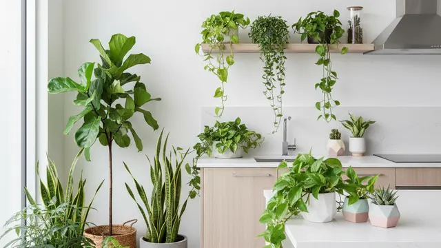 Dapur Monoton? Hiasi dengan 12 Tanaman Ini Agar Lebih Segar dan Fungsional